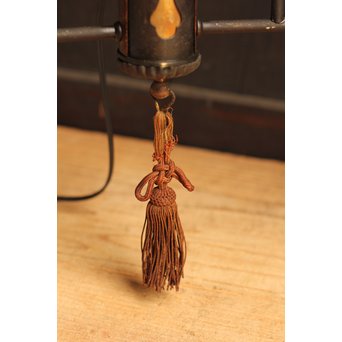 宙ブラリ菊金具の2灯照明　A1152 