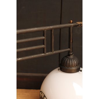 宙ブラリ菊金具の2灯照明　A1152 