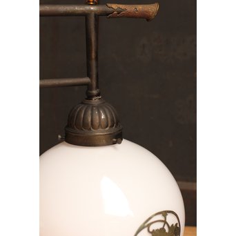 宙ブラリ菊金具の2灯照明　A1152 