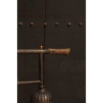 宙ブラリ菊金具の2灯照明　A1152 