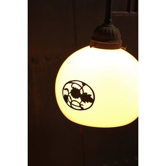 宙ブラリ菊金具の2灯照明　A1152 