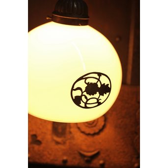 宙ブラリ菊金具の2灯照明　A1152 