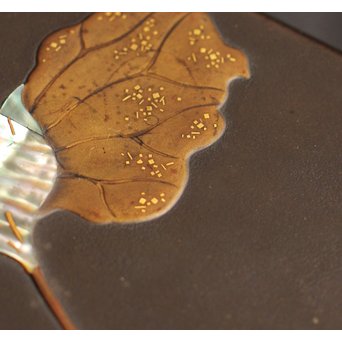 是真風蒔絵と多素材象嵌の硯箱　S1520 