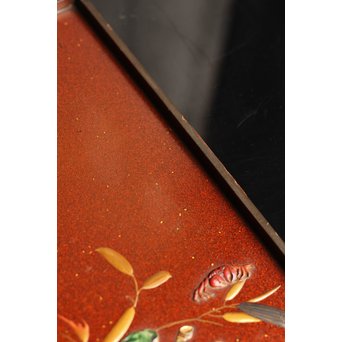 是真風蒔絵と多素材象嵌の硯箱　S1520 