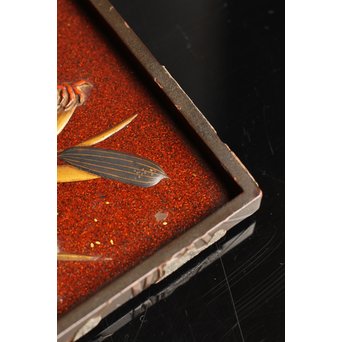 是真風蒔絵と多素材象嵌の硯箱　S1520 