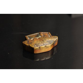 是真風蒔絵と多素材象嵌の硯箱　S1520 