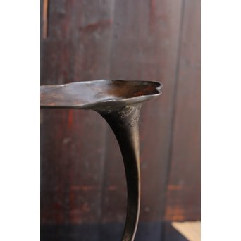 蛙の銅花器　S1533 