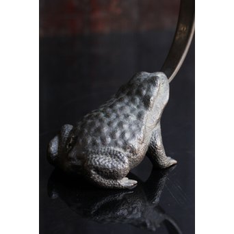 蛙の銅花器　S1533 