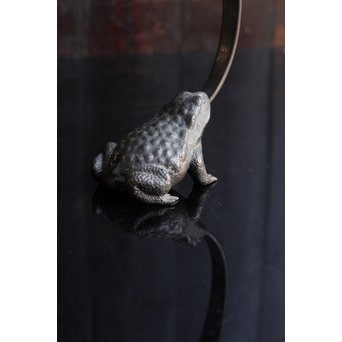 蛙の銅花器　S1533 