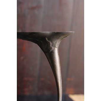 蛙の銅花器　S1533 