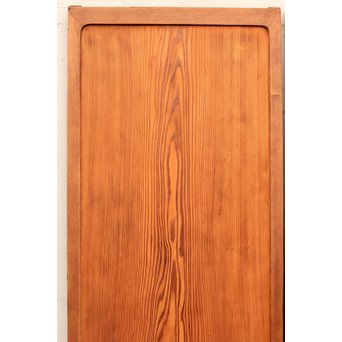 瓢引手の良杉網代と一枚板戸　B628 