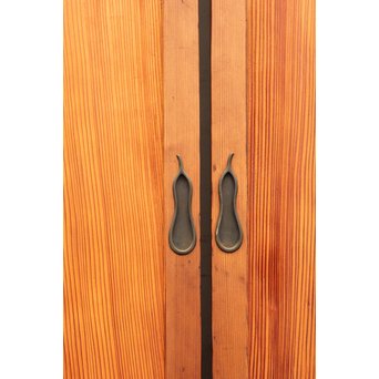 瓢引手の良杉網代と一枚板戸　B628 