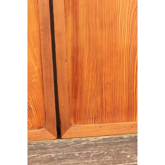 瓢引手の良杉網代と一枚板戸　B628 