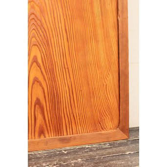 瓢引手の良杉網代と一枚板戸　B628 