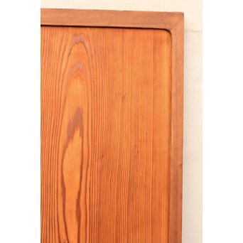 瓢引手の良杉網代と一枚板戸　B628 