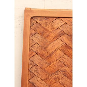 瓢引手の良杉網代と一枚板戸　B628 
