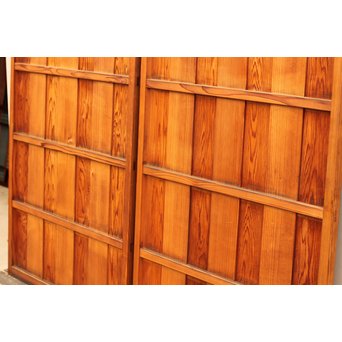 4隅色ガラス縞々建具　GD648 