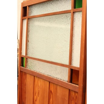 4隅色ガラス縞々建具　GD648 