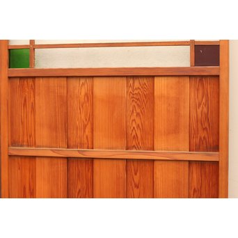 4隅色ガラス縞々建具　GD648 