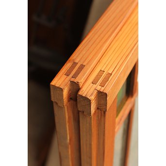 4隅色ガラス縞々建具　GD648 