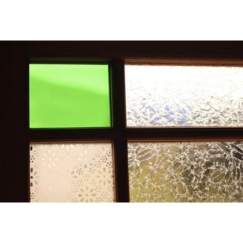 4隅色ガラス縞々建具　GD648 