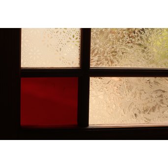 4隅色ガラス縞々建具　GD648 