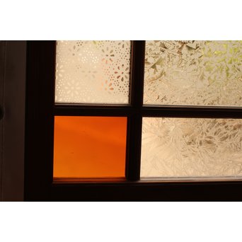 4隅色ガラス縞々建具　GD648 