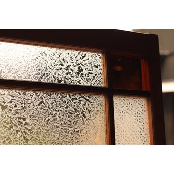 4隅色ガラス縞々建具　GD648 