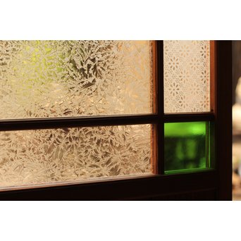 4隅色ガラス縞々建具　GD648 