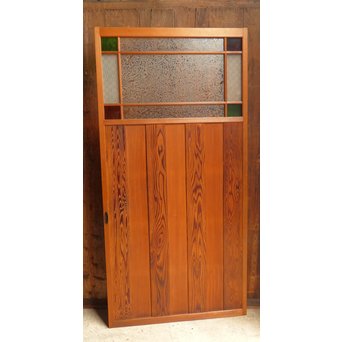 4隅色ガラス縞々建具　GD648 