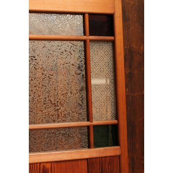 4隅色ガラス縞々建具　GD648 