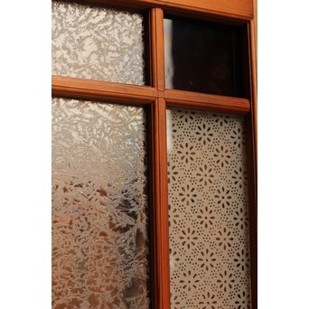 4隅色ガラス縞々建具　GD648 