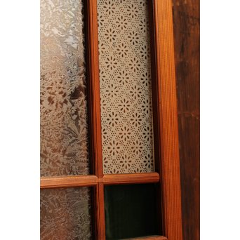 4隅色ガラス縞々建具　GD648 