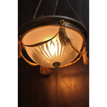 大書院の切子照明　A1176 