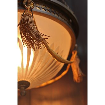 大書院の切子照明　A1176 