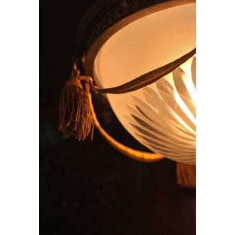 大書院の切子照明　A1176 