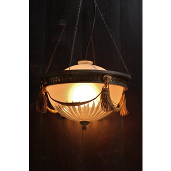 大書院の切子照明　A1176