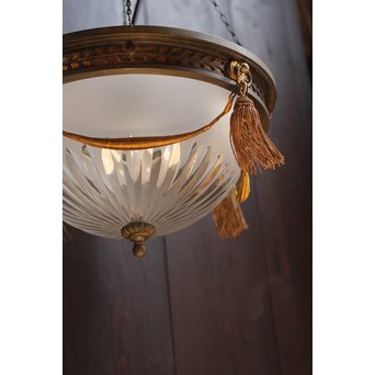 大書院の切子照明　A1176 