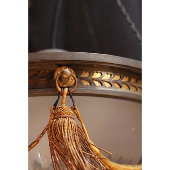 大書院の切子照明　A1176 