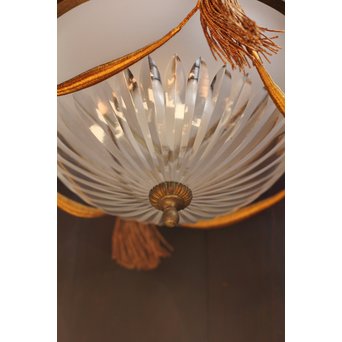 大書院の切子照明　A1176 