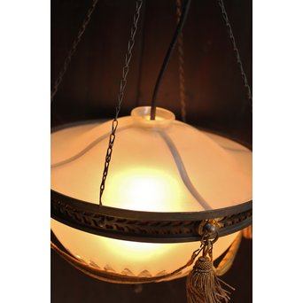 大書院の切子照明　A1176 