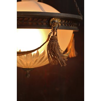 大書院の切子照明　A1176 