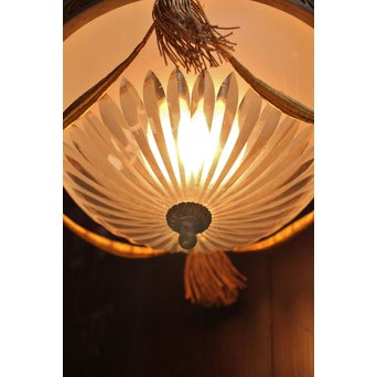 大書院の切子照明　A1176 