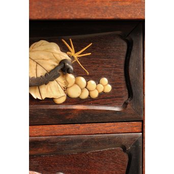 芝山細工風意匠違棚　G237 