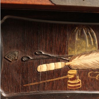 芝山細工風意匠違棚　G237 