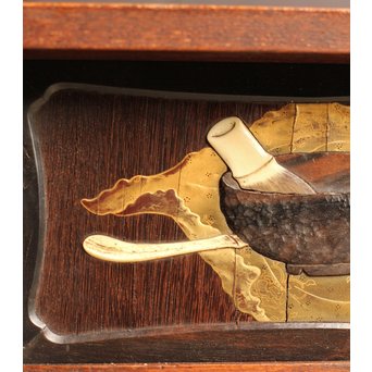 芝山細工風意匠違棚　G237 