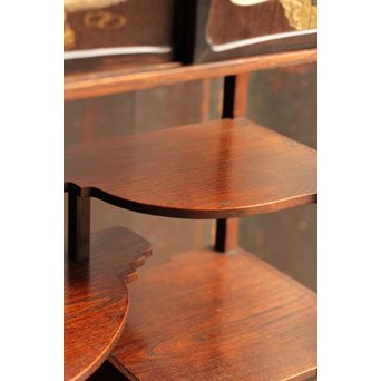 芝山細工風意匠違棚　G237 