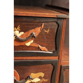 芝山細工風意匠違棚　G237 