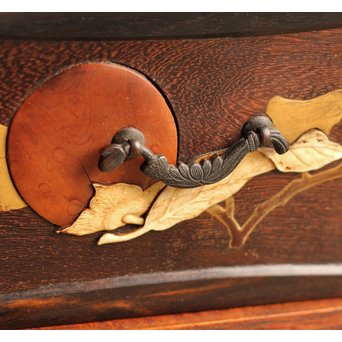 芝山細工風意匠違棚　G237 