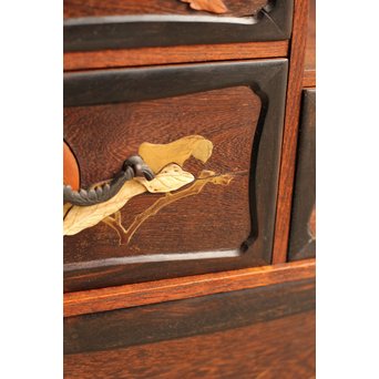 芝山細工風意匠違棚　G237 